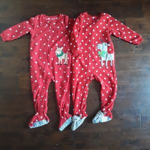 Fleece pjs 2t